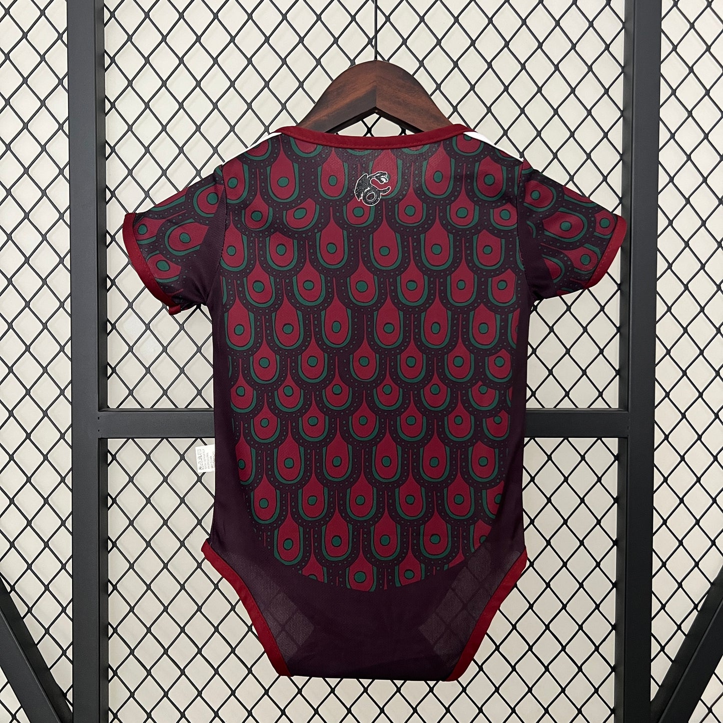 Body Bebê Infantil México Away 24/25 - Vermelho
