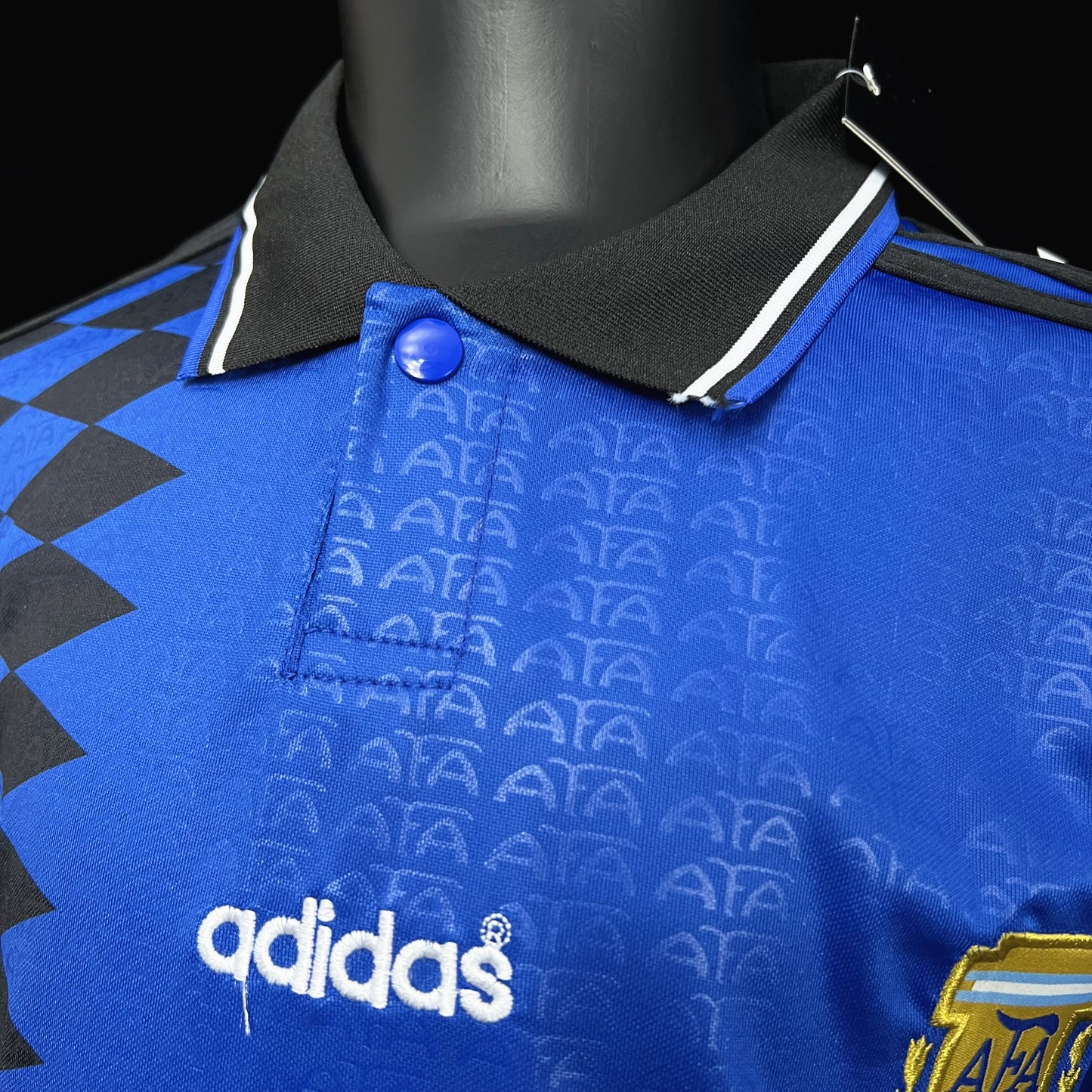 Kit Infantil Argentina Retro 1994 -Azul e Preto