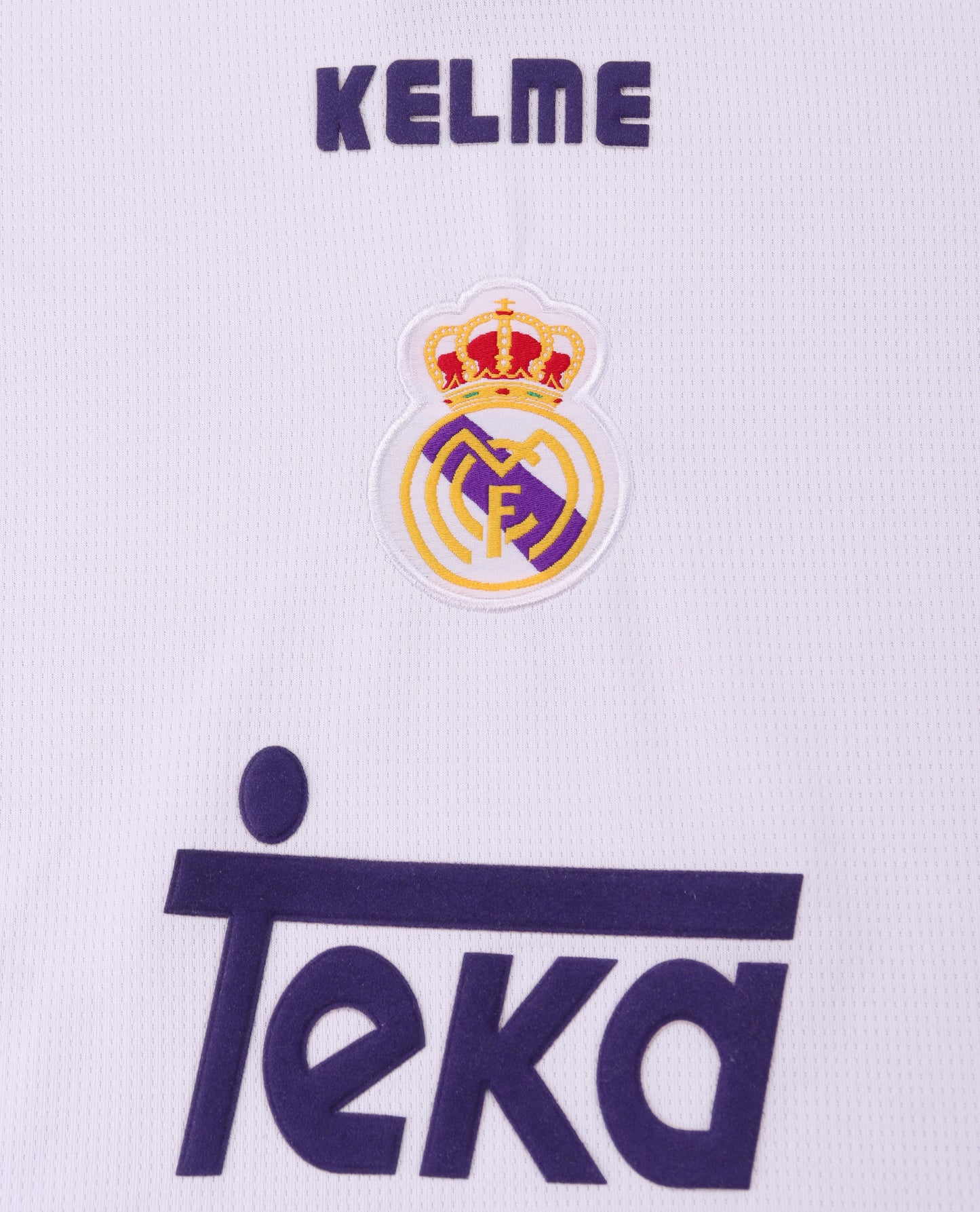 Kit Infantil Real Madrid Home RetrƓ 97/98 Kelme - Branco