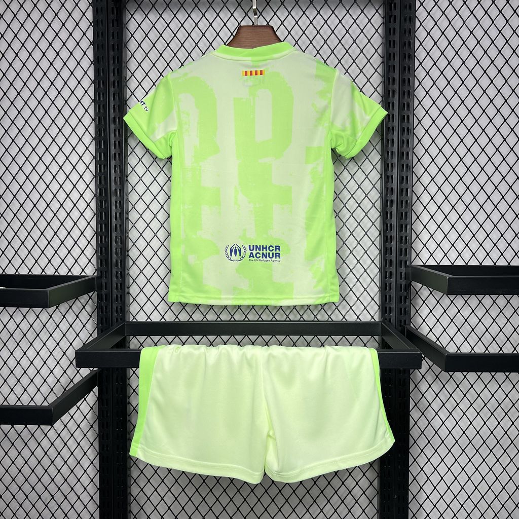 Kit Infantil Barcelona Third 24/25 - Verde