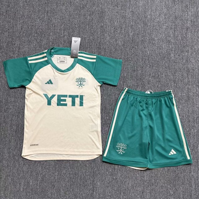 Kit Infantil Austin FC Home 24/25 . - Branco e Verde