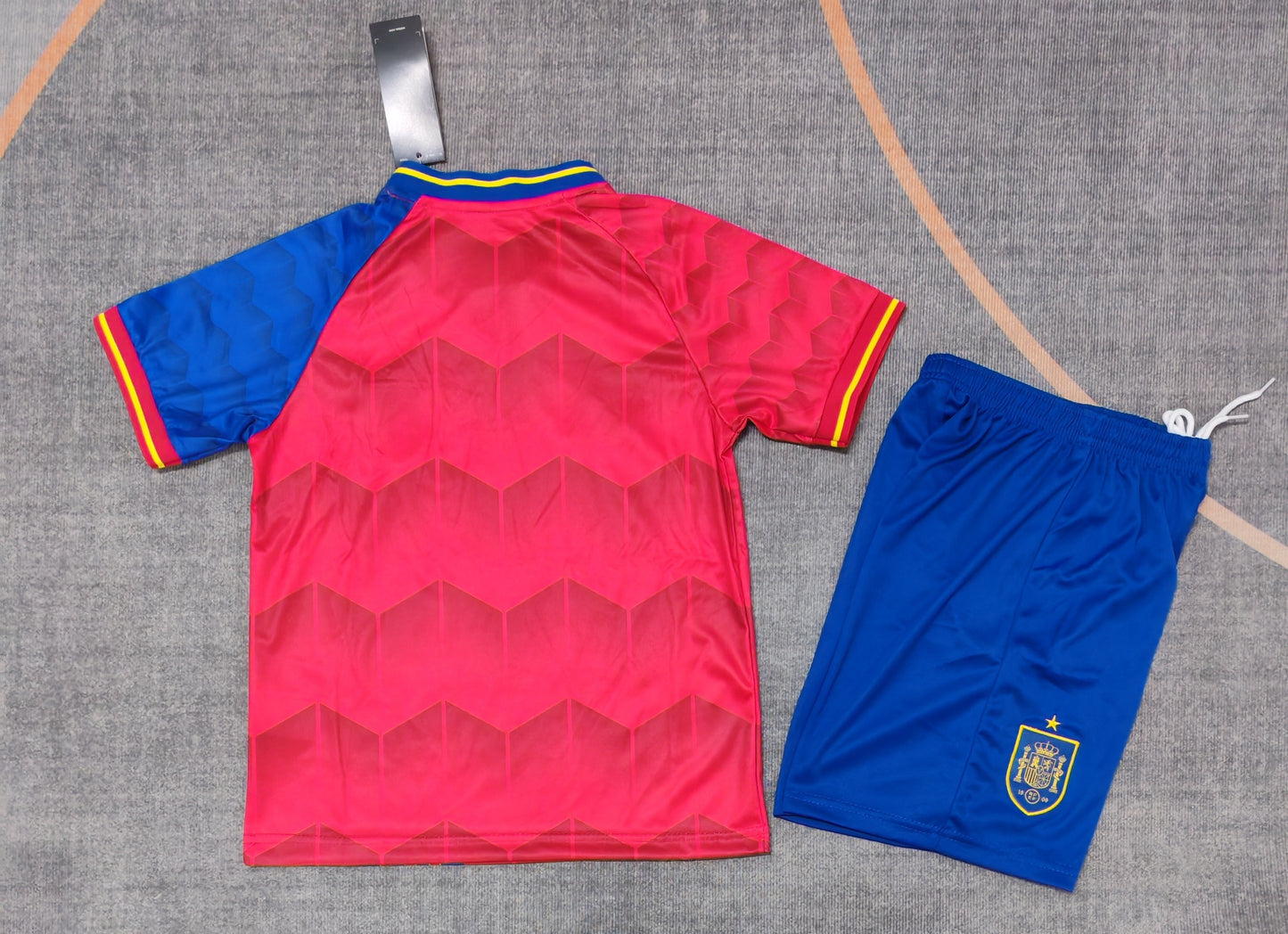 Kit Infantil Espanha Edição Especial 25/26 - Vermelho e Azul