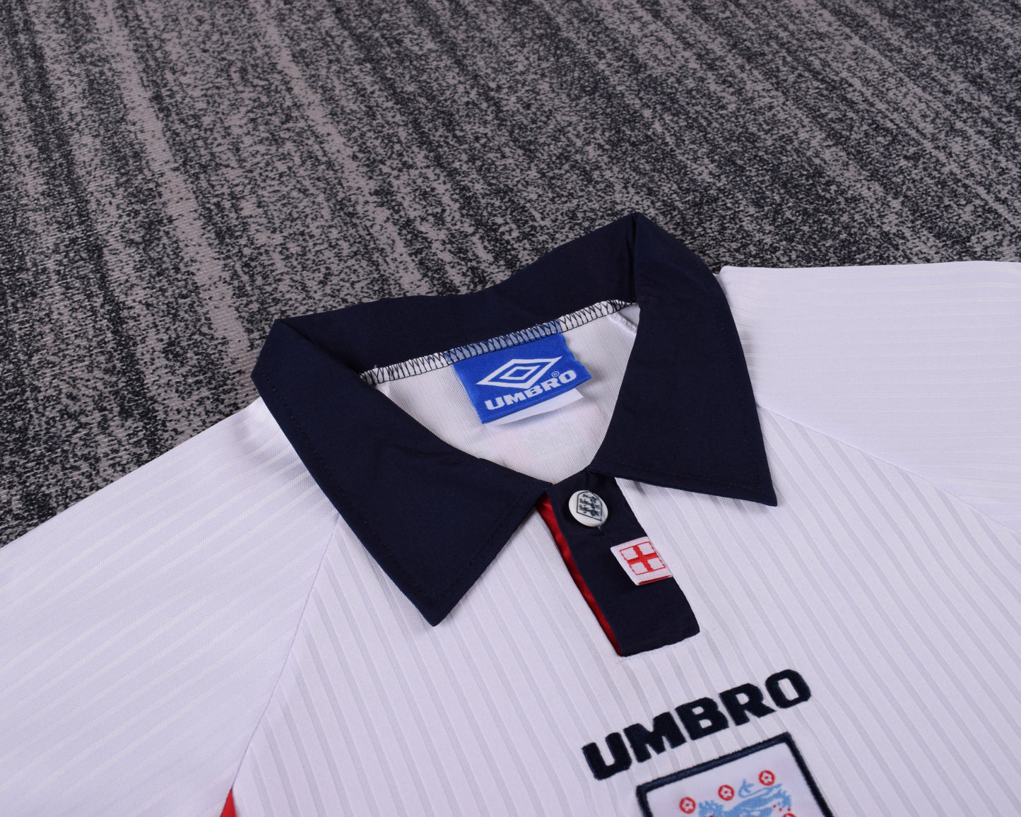 Kit Infantil Inglaterra Home Retro 1998 - Branca