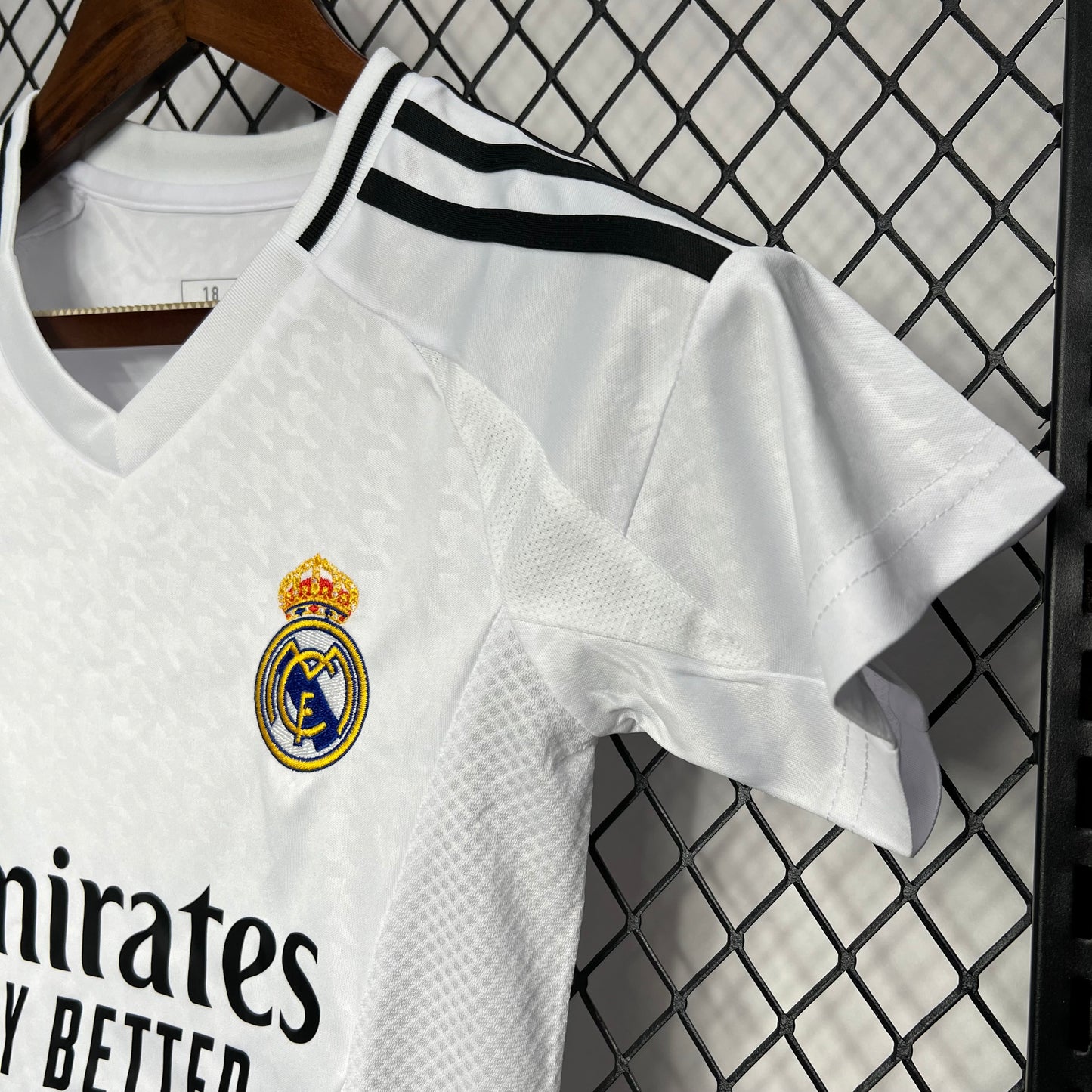 Kit Infantil Real Madrid Home 24/25 -Branca