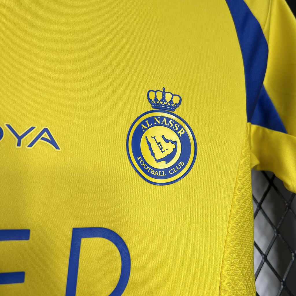 Kit Infantil Al Nassr Home 24/25 - Amarela