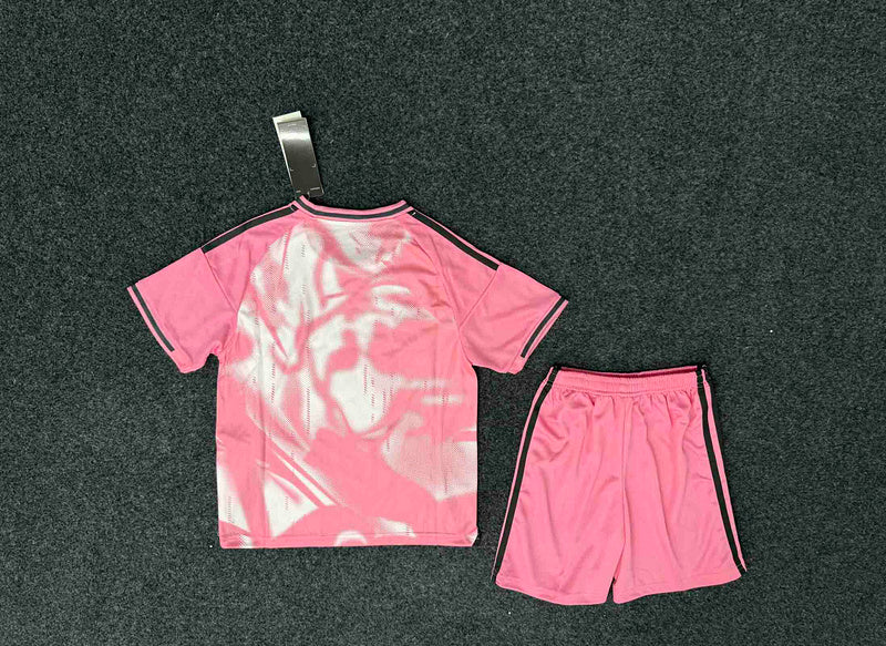 Kit Infantil Real Madrid Goleiro 25/26 . - Rosa