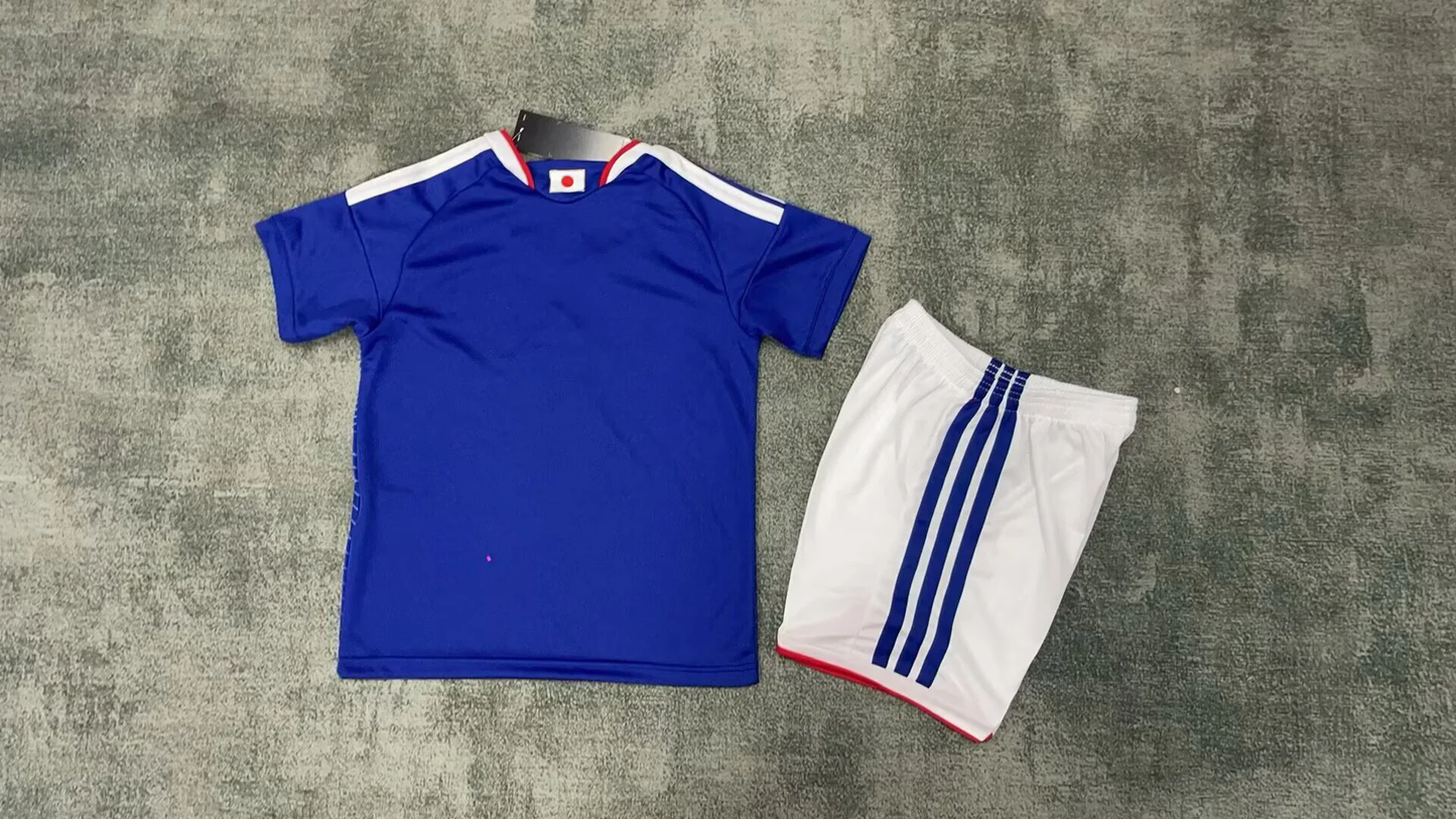 Kit Infantil Japão Home 26/27 - Azul