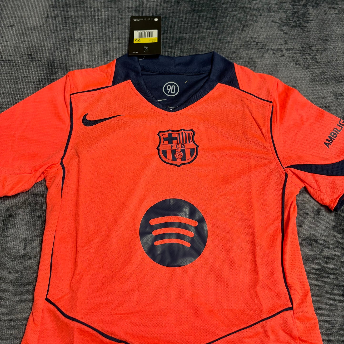 Kit Infantil Barcelona Third 25/26 - Laranja