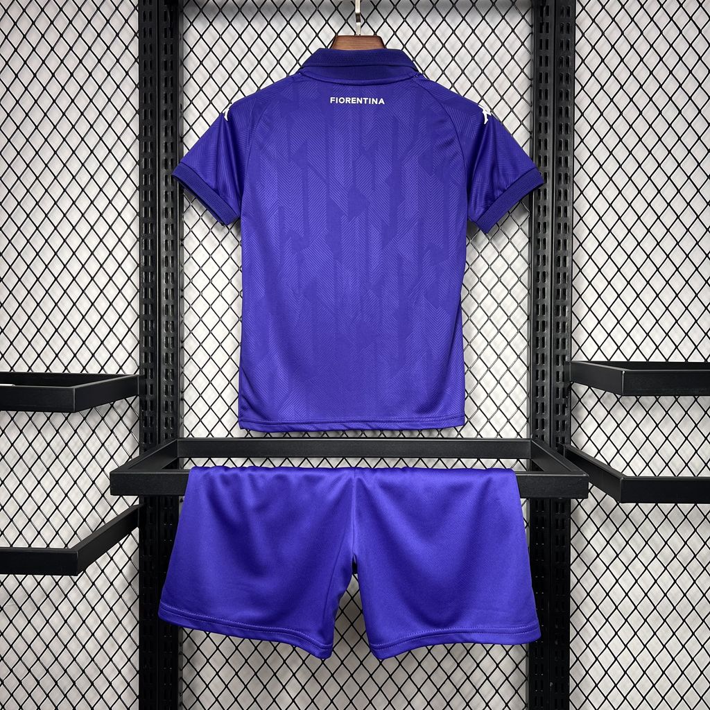 Kit Infantil Fiorentina Home 24/25 . -Roxo