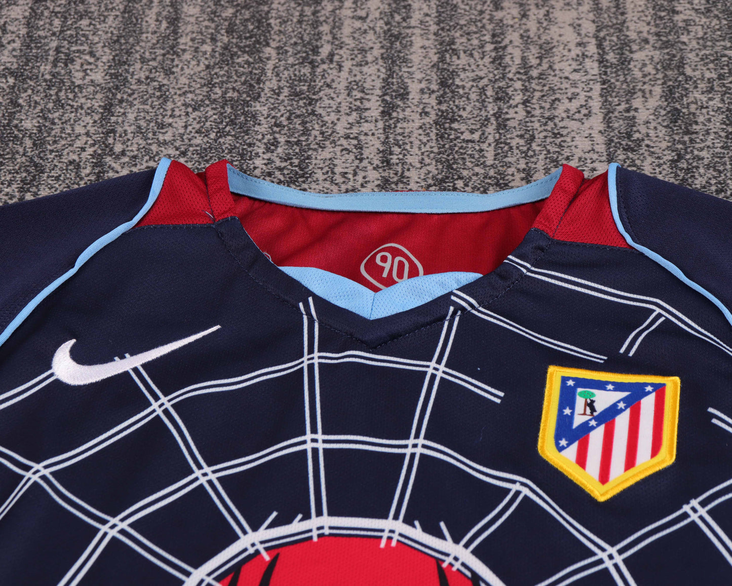 Kit Infantil Ateltico de Madrid Away RetrƓ 03/04 - Azul Escuro