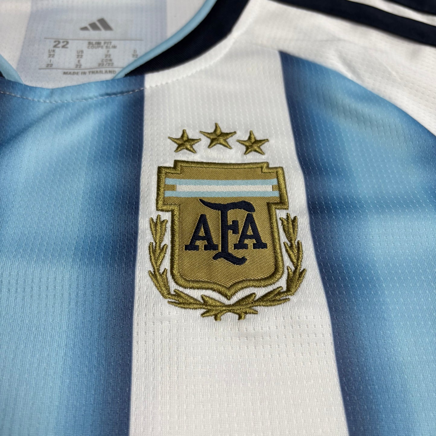 Kit Infantil Argentina Home 26/27 -Azul e Branca