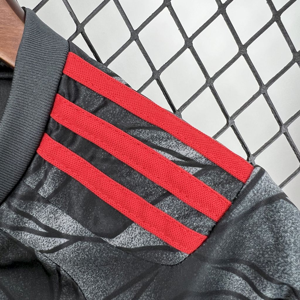 Kit Infantil Flamengo Third 24/25 - Cinza