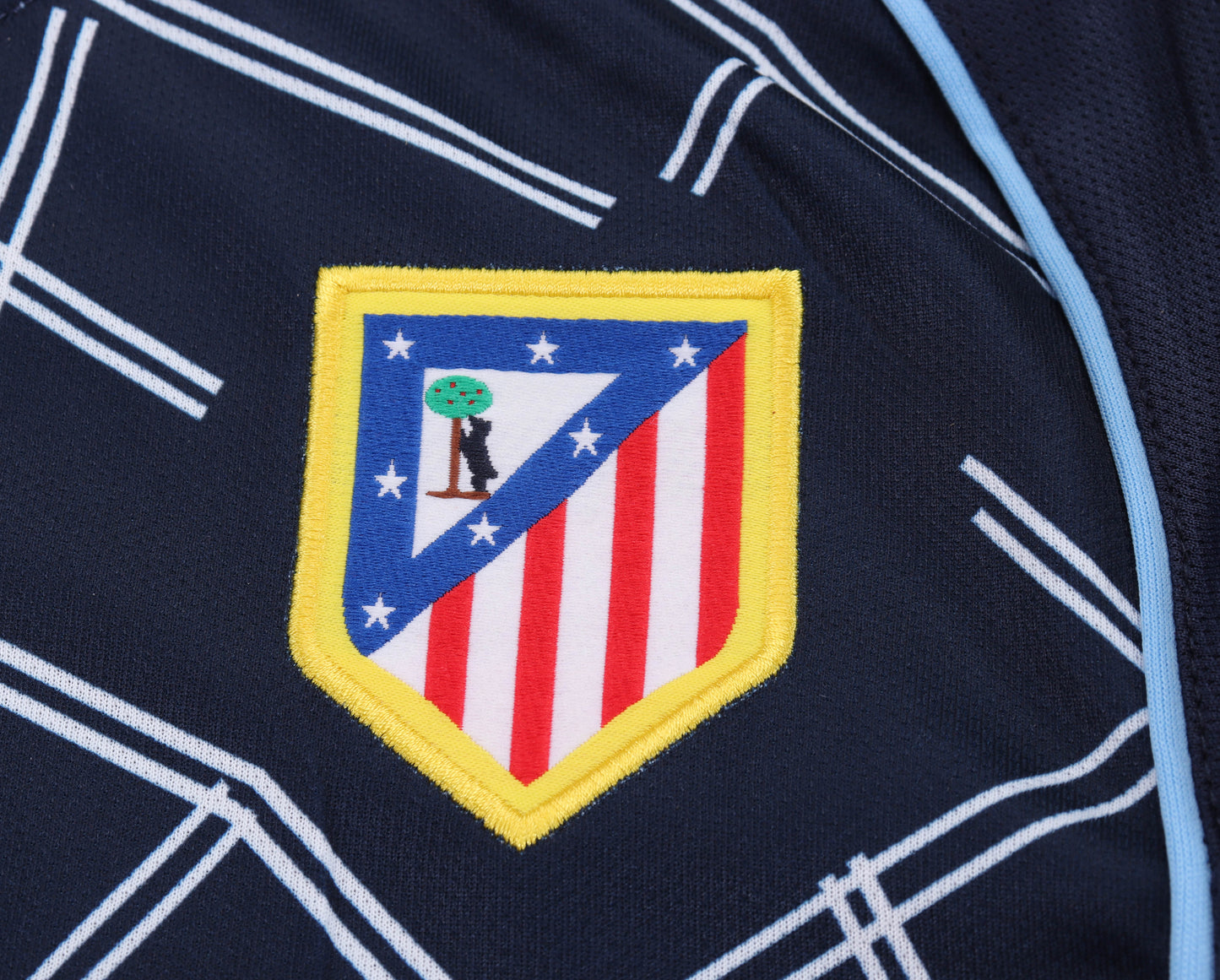 Kit Infantil Atletico de Madrid Away RetrƓ 04/05 - Azul Escuro