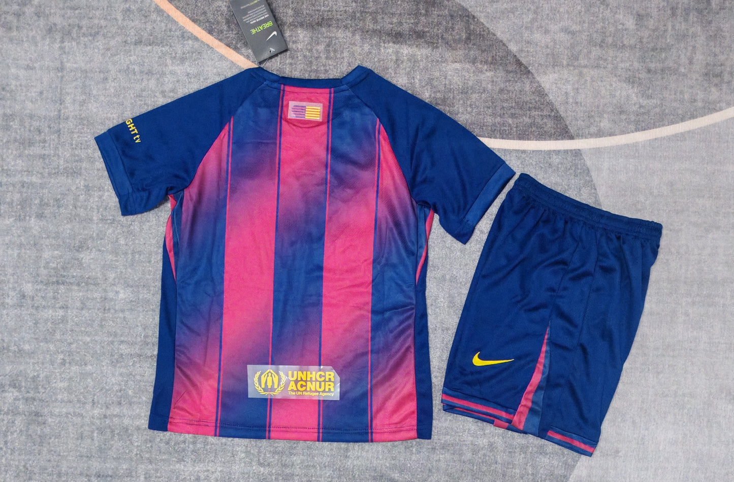 Kit Infantil Barcelona Home Edição Especial 25/26 - Grená