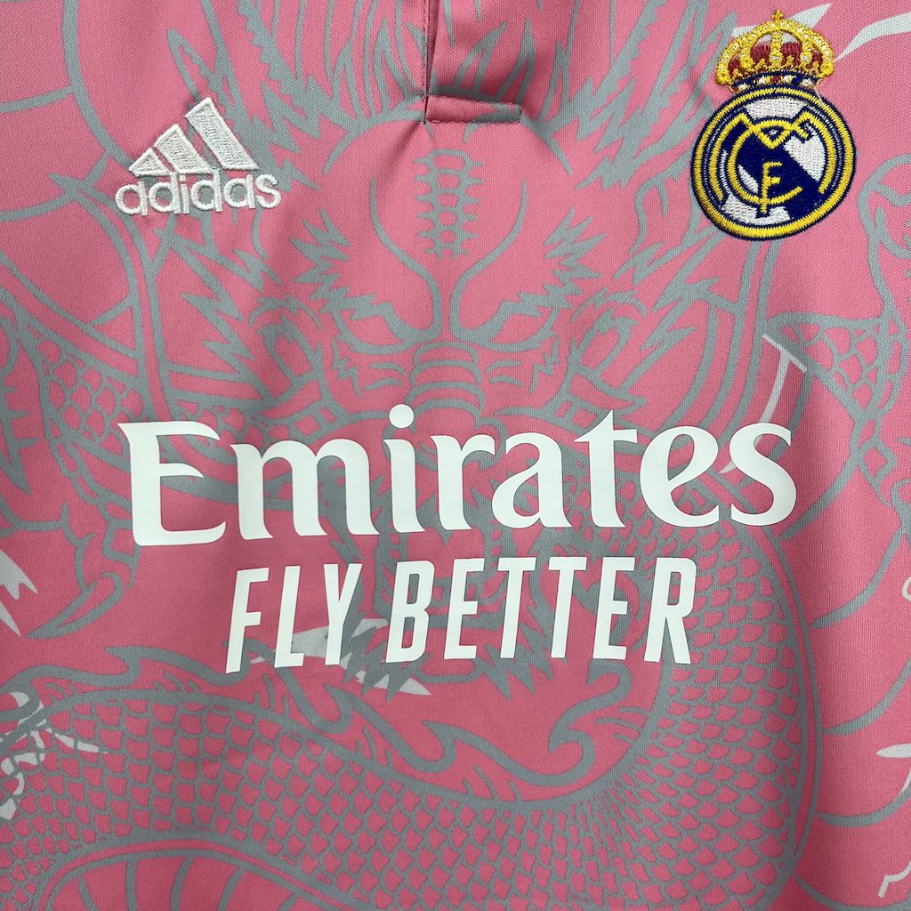 Kit Infantil Real Madrid Edição Especial Dragão 23/24 -Rosa