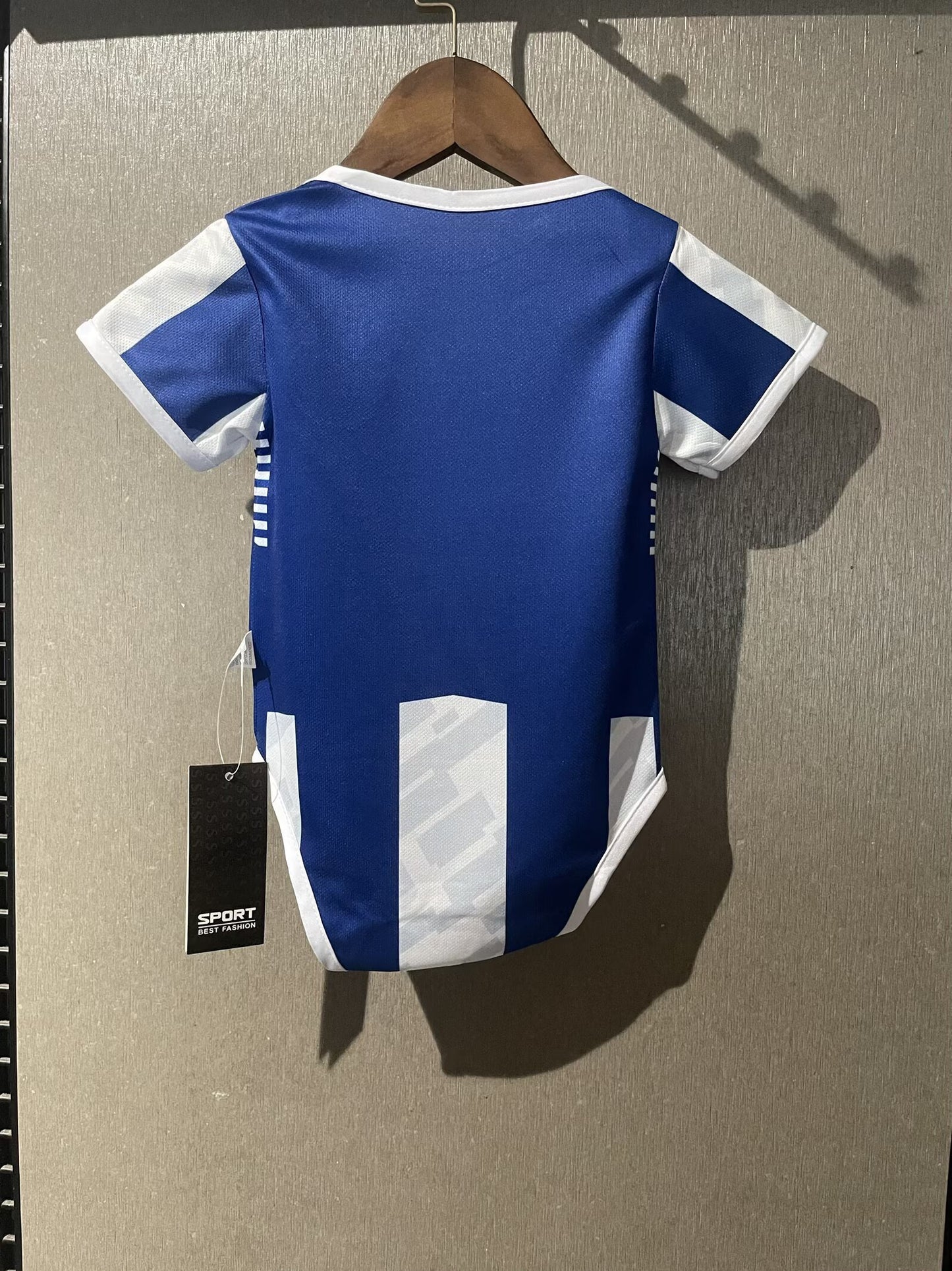 Body Bebê Infantil Porto Home 25/26 - Branco e Azul