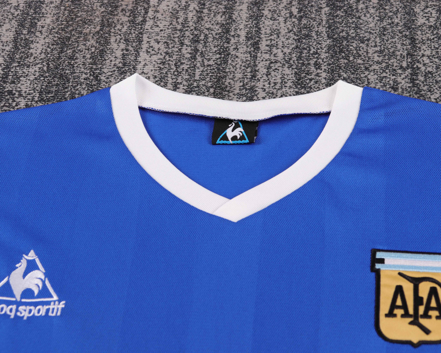 Kit Infantil Argentina Away 1986 Le Coq Sportif -Azul