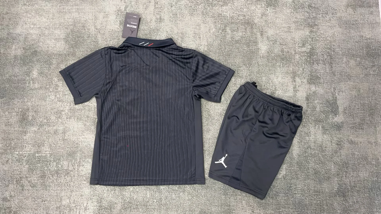 Kit Infantil PSG Fourth 25/26 . - Preto