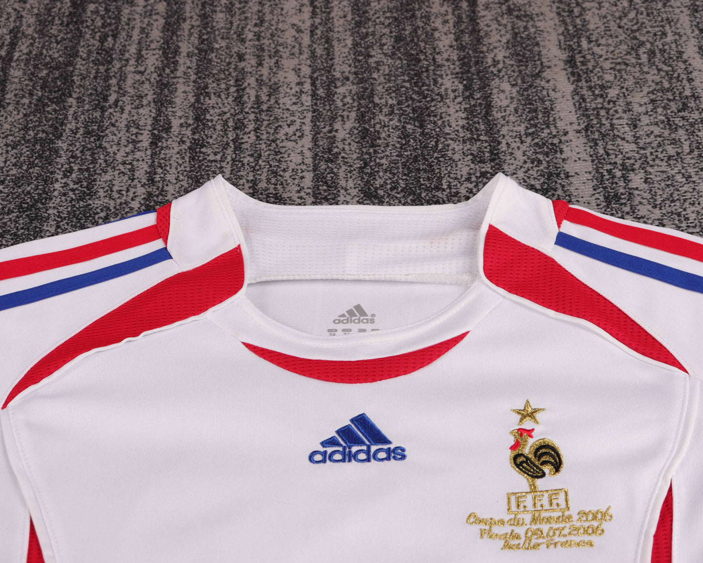 Kit Infantil FranƧa Away Retro 2006 - Branca
