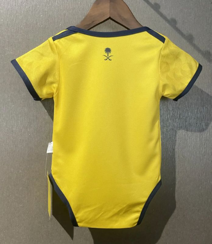 Body Bebê Infantil Al Nassr Home 25/26 - Amarelo