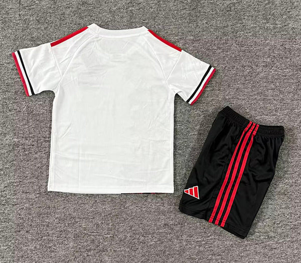 Kit infantil Manchester United Edição Especial 25/26 - Vermelha e Branca