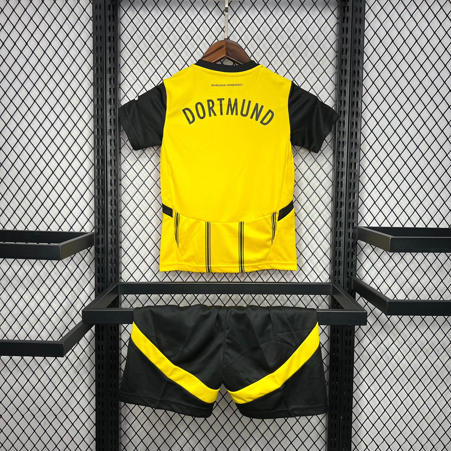 Kit Infantil Borussia Dortmund Home 24/25 -Amarela