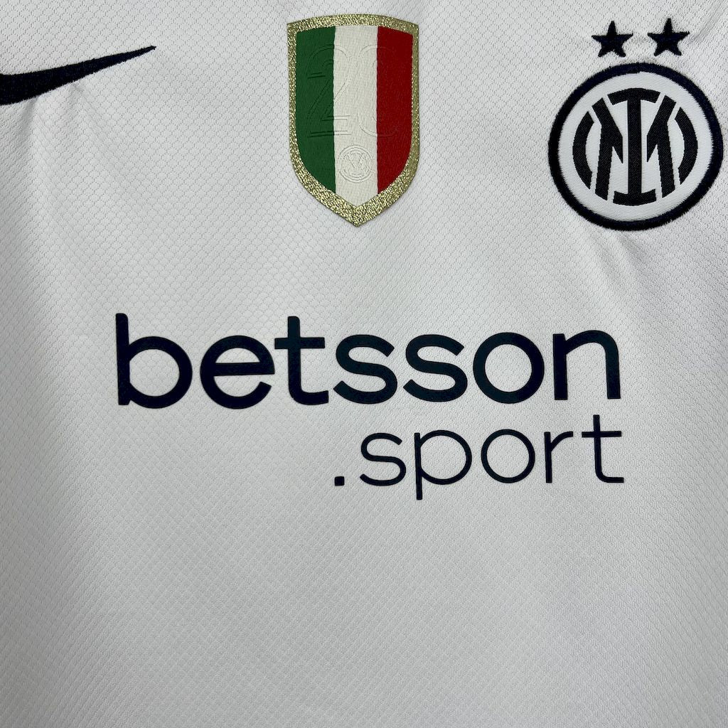 Kit Infantil Inter de Milão Away 24/25 -Branca