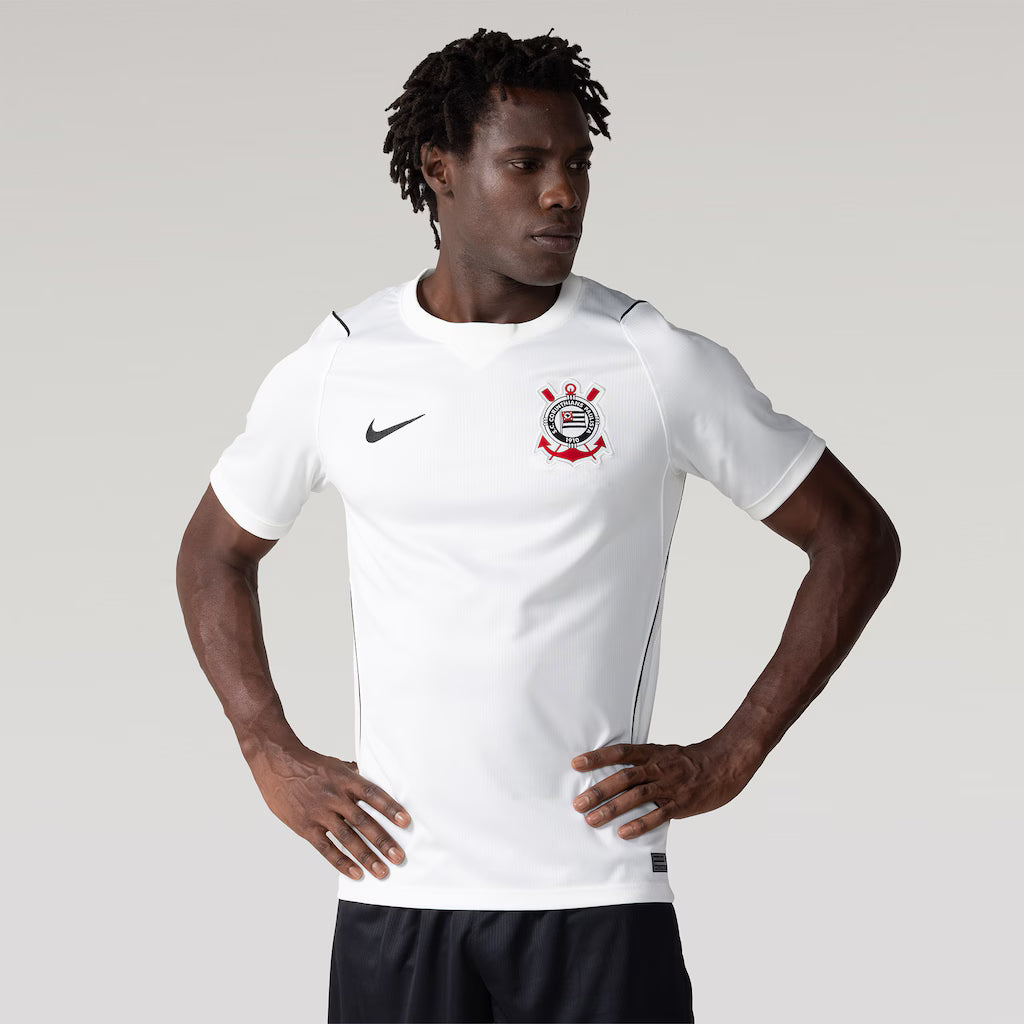 Kit FamĆlia Corinthians: Camisa Infantil + Camisa Pai - Branca