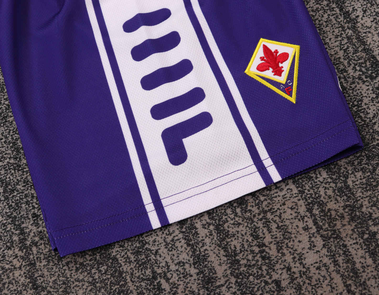 Kit Infantil Fiorentina Home RetrƓ 1999 . Fila - Roxo e Branco