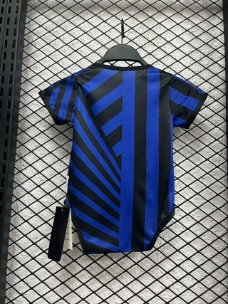 Body Bebê Infantil Inter de Milão Home 24/25 -Azul e Preto