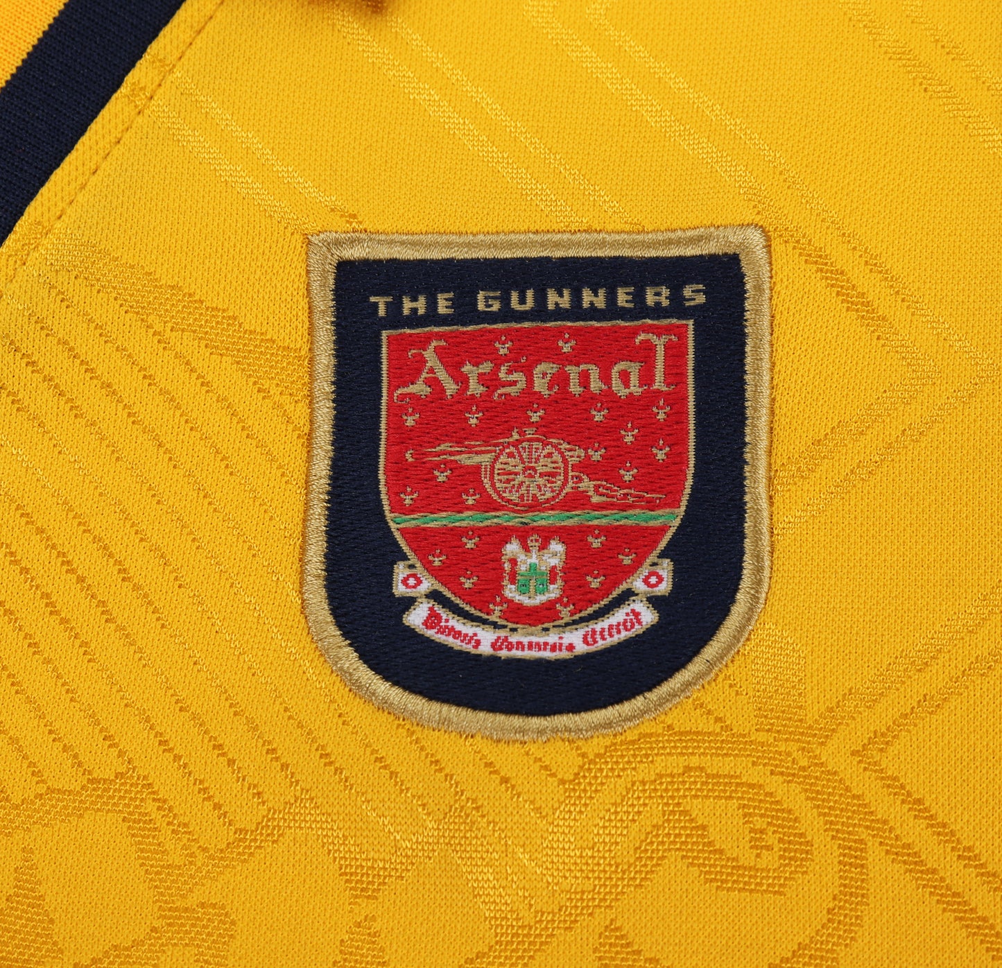 Kit Infantil Arsenal Away RetrƓ 96/97 - Amarelo