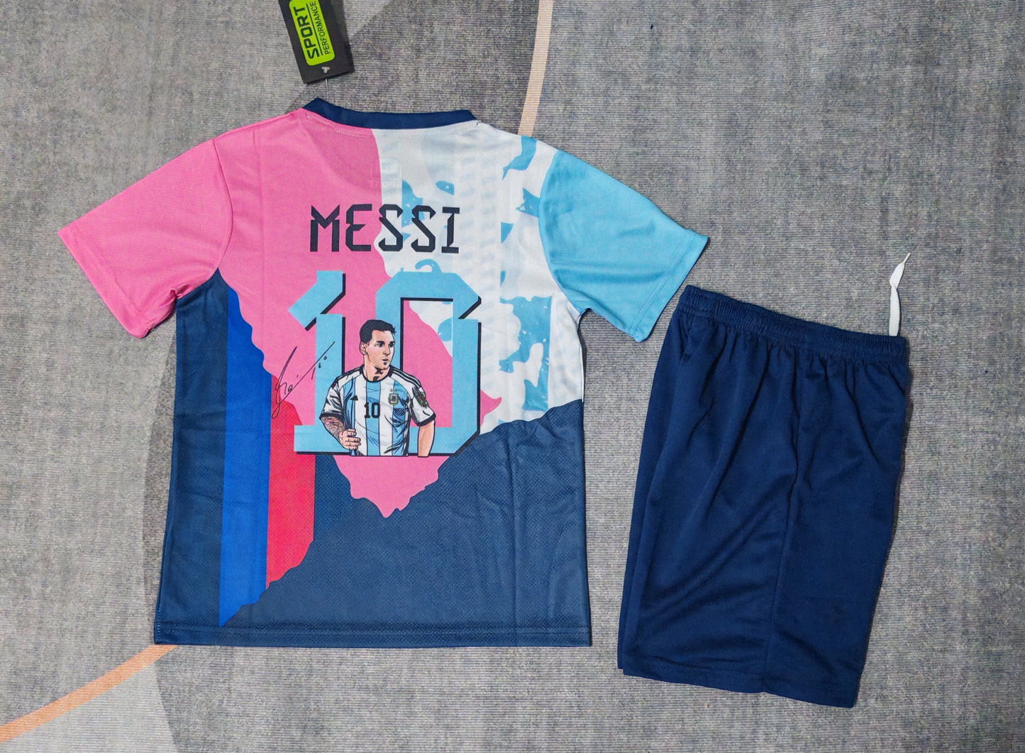 Kit Infantil Edição MESSI Carreira 25/26 - Colorido