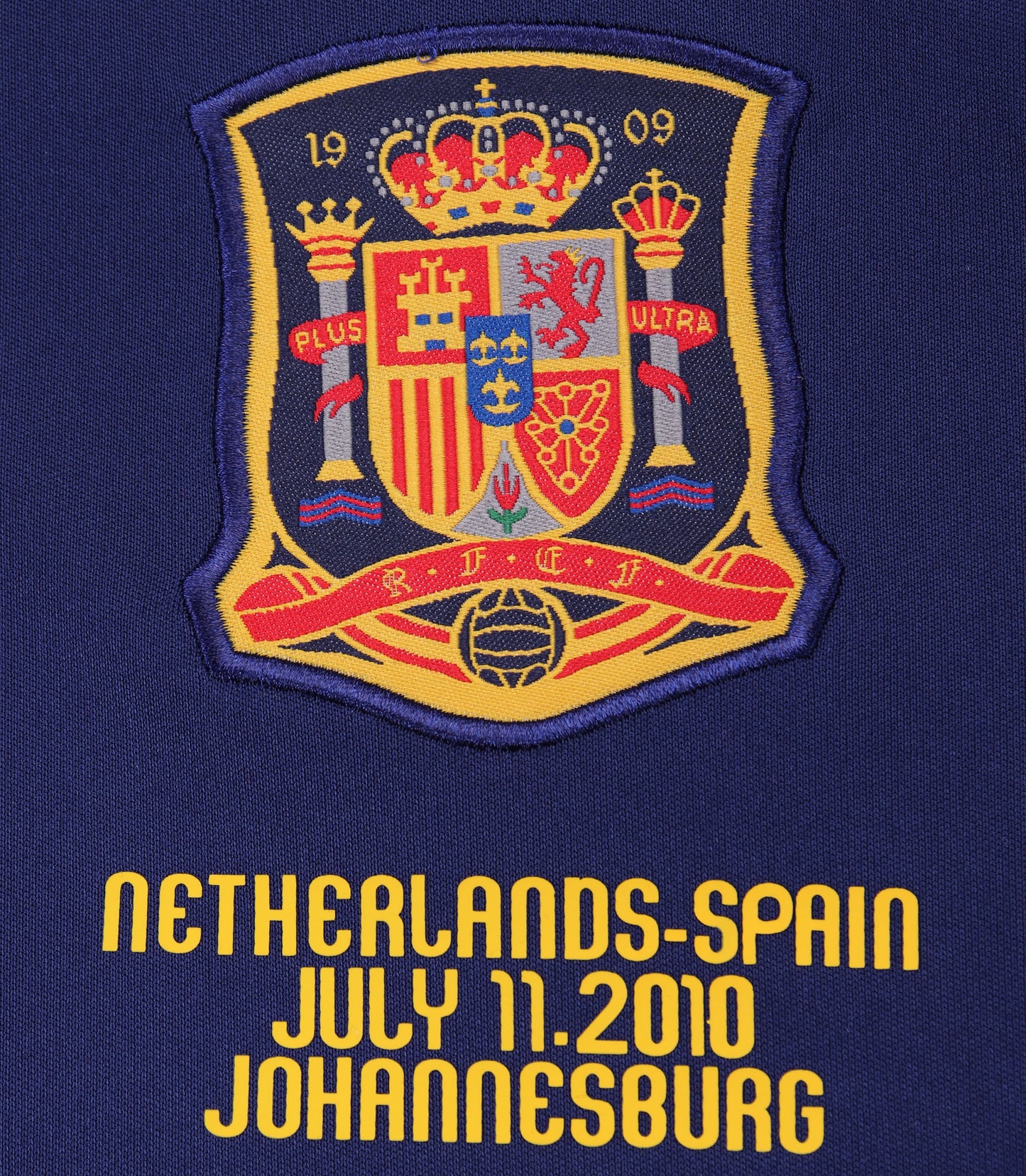 Kit Infantil Espanha Away Retro 2010 - Azul Escuro