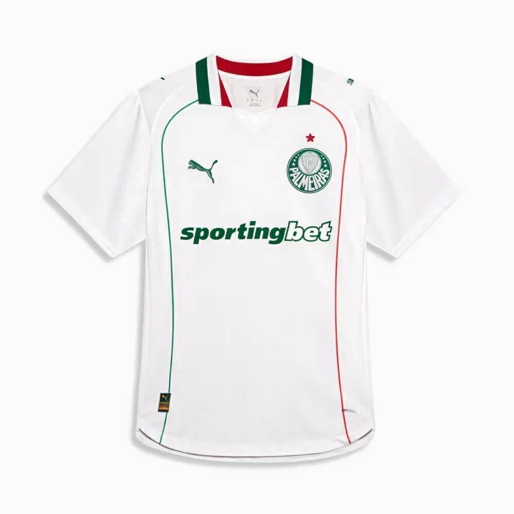 Kit FamĆlia Palmeiras: Camisa Infantil + Camisa Pai - Branca