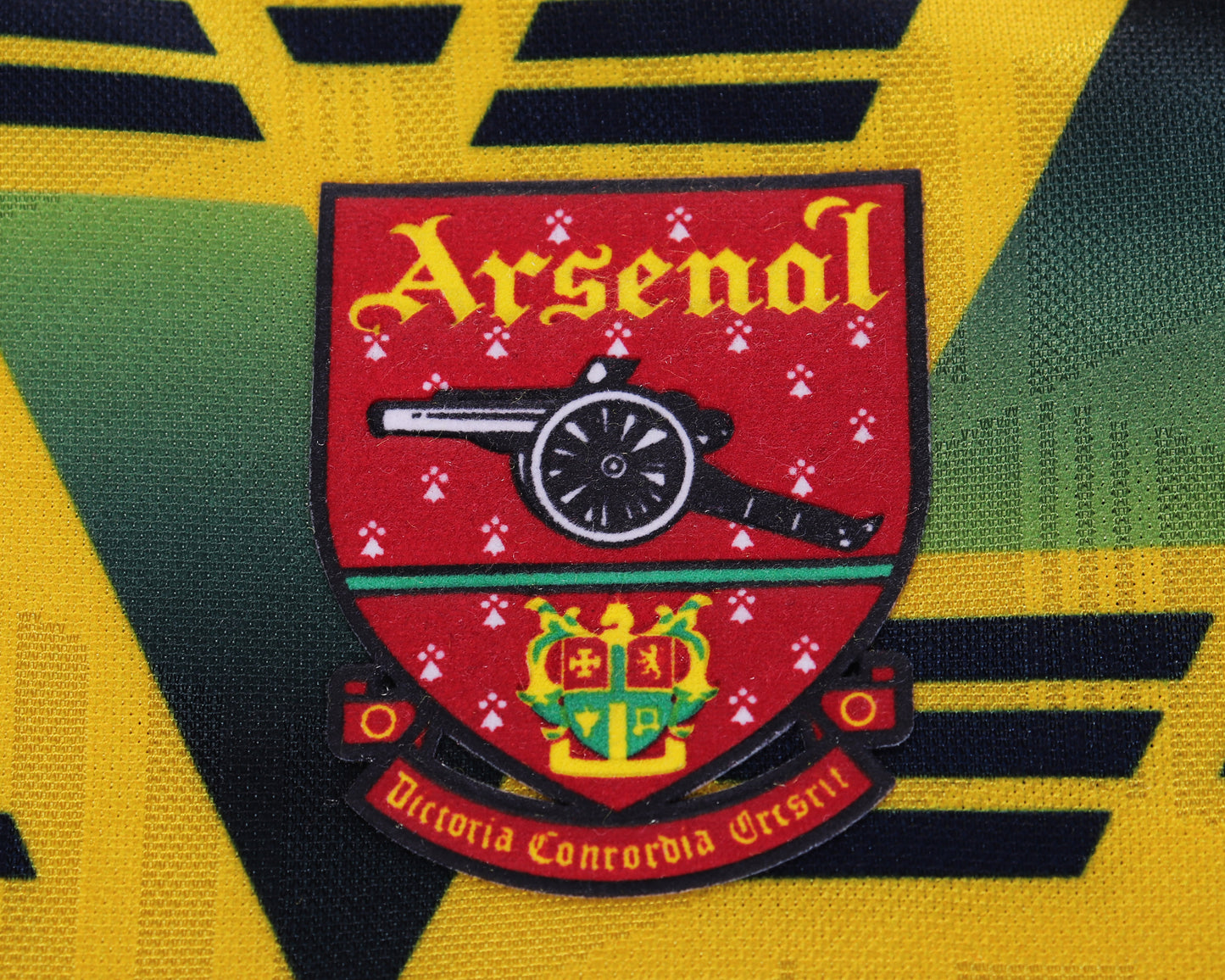 Kit Infantil Arsenal Away RetrƓ 91/92 - Amarela