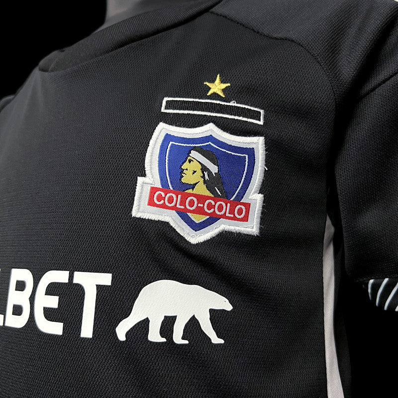 Kit Infantil Colo Colo Away 24/25 . - Preta