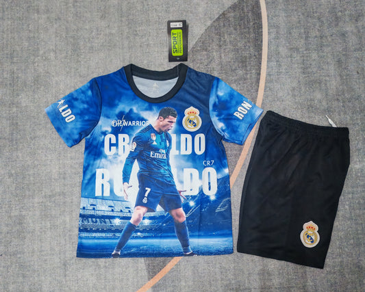 Kit Infantil Real Madrid CR7 25/26  - Azul