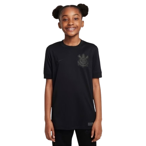 Kit Infantil Corinthians Away 24/25 - Preto