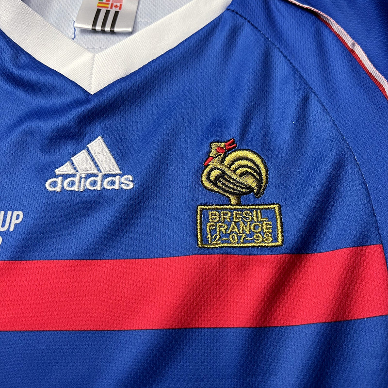 Kit Infantil França Home Retro 1998 -Azul