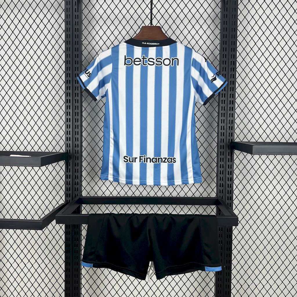 Kit Infantil Racing Home 25/26 -Azul e Branco