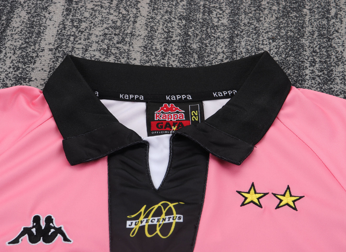 Kit Infantil Juventus Retrô Third 97/98 - Rosa