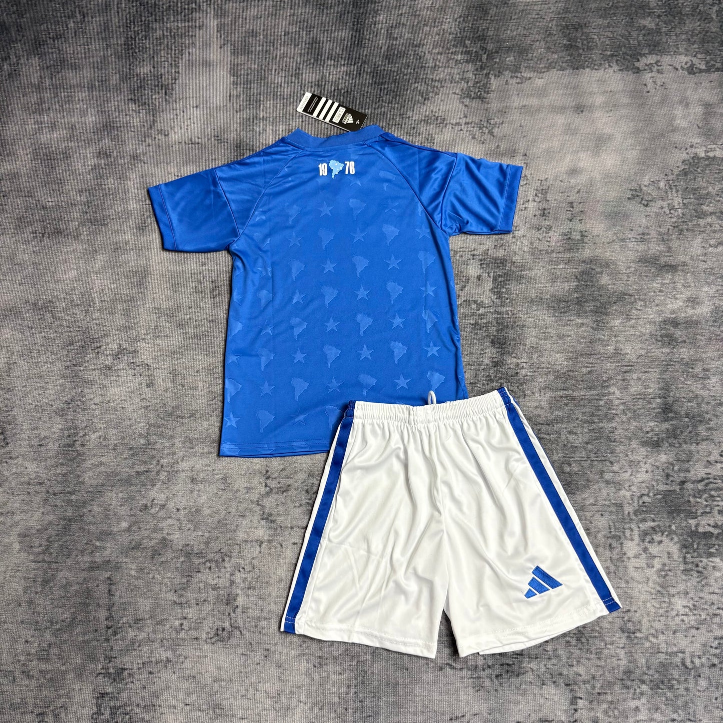 Kit Família Cruzeiro: Camisa Infantil + Camisa Pai - Azul