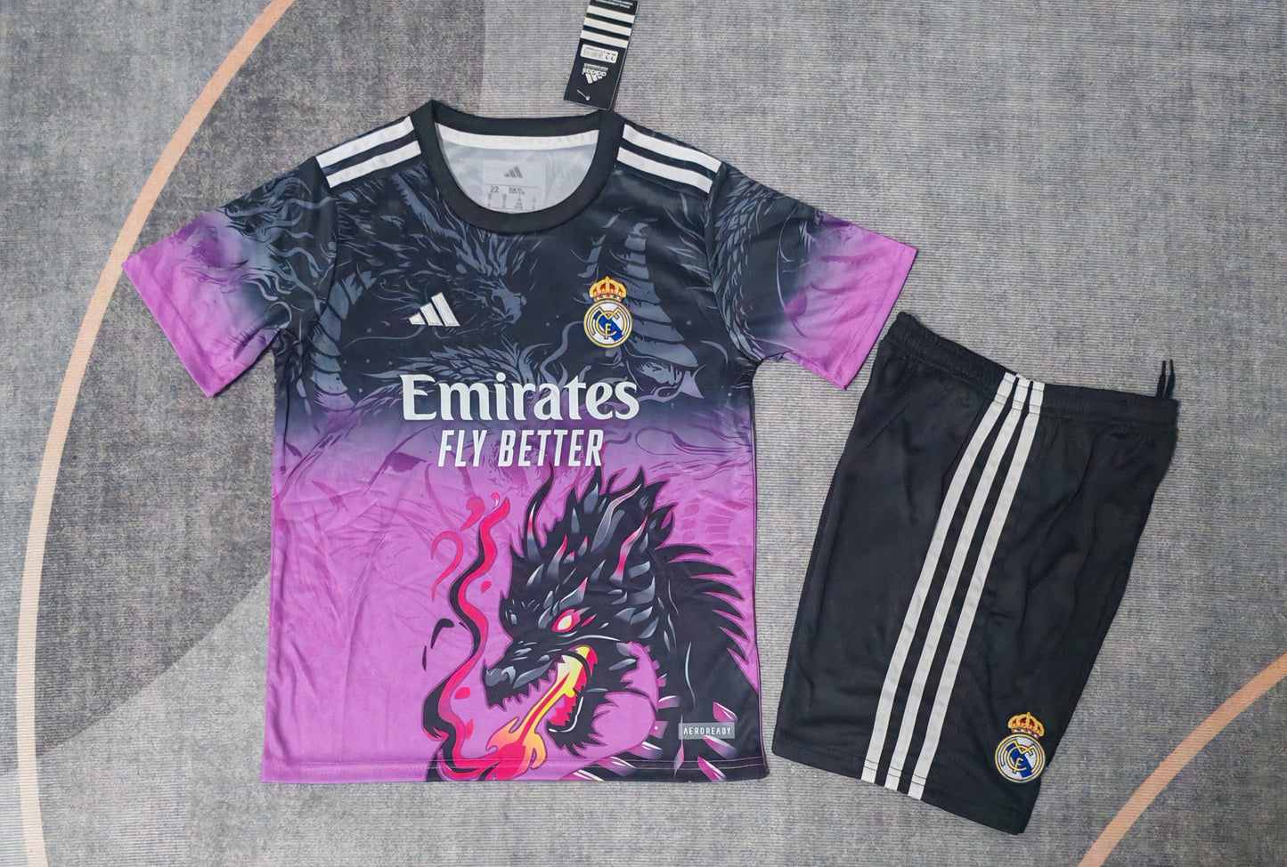Kit Infantil Real Madrid Home Ediçao Especial 24/25 - Colorido