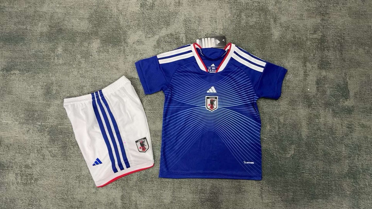 Kit Infantil Japão Home 26/27 - Azul