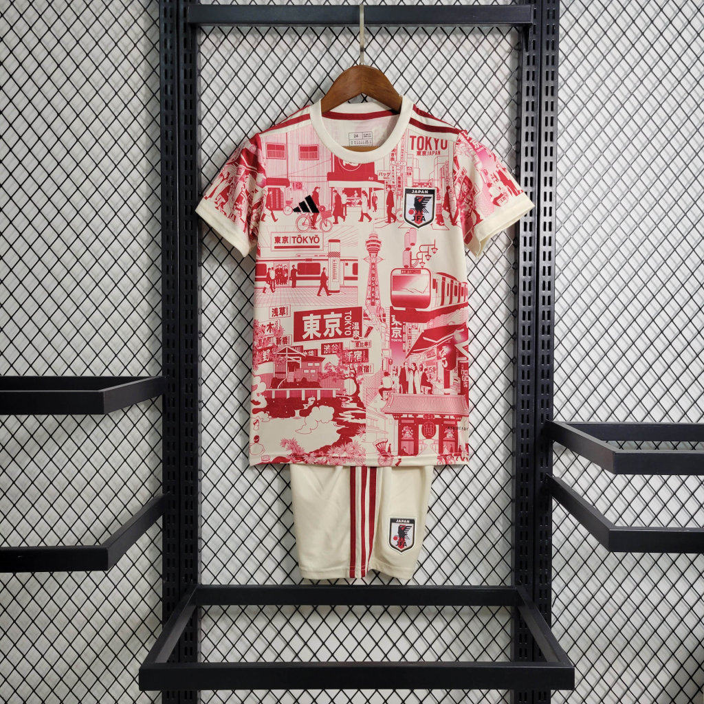 Kit Infantil Japão Edição Especial Tokyo 23/24 -Bege