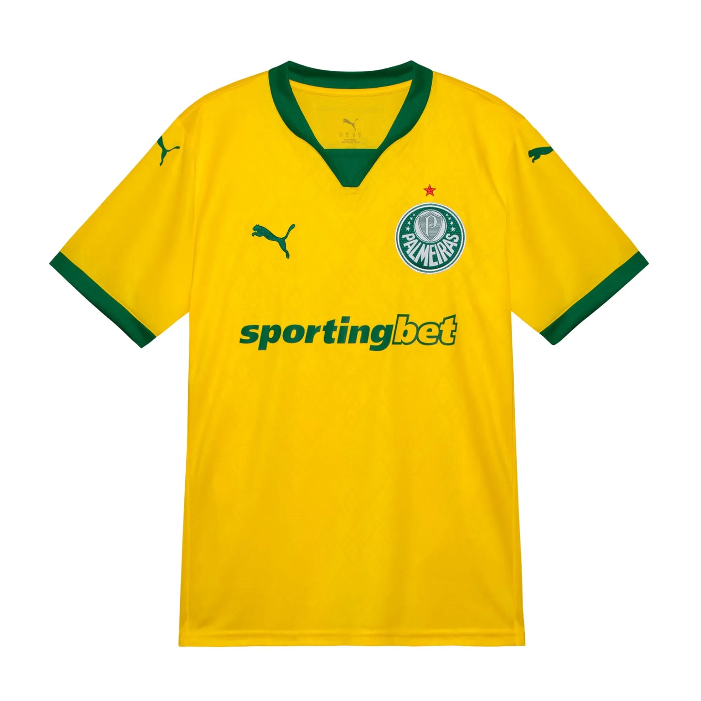 Kit Família Palmeiras: Camisa Infantil + Camisa Pai - Amarela