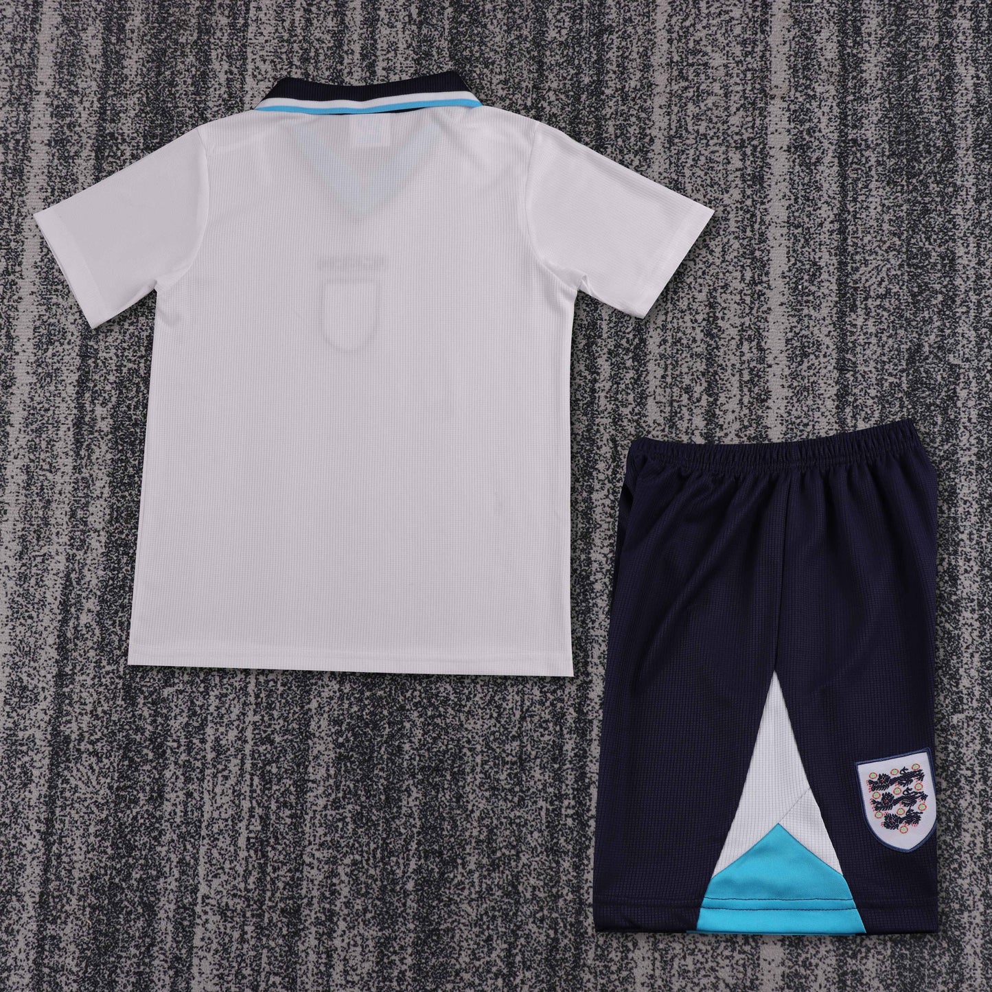 Kit Infantil Inglaterra Home Retro 1996 - Branca