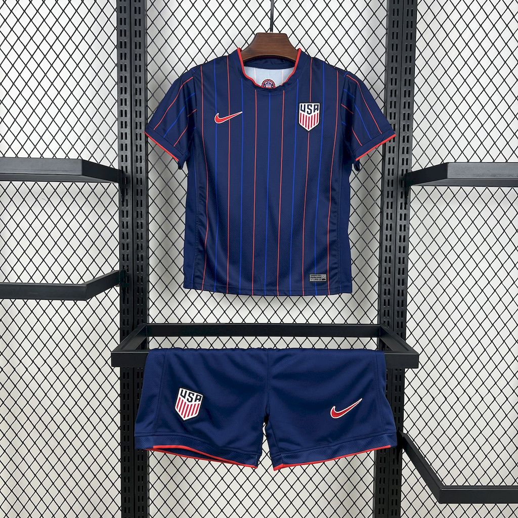 Kit Infantil EUA Away 25/26 -Azul