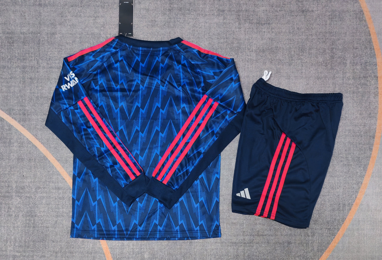 Kit Infantil Arsenal Away Manga Longa 25/26 . - Azul