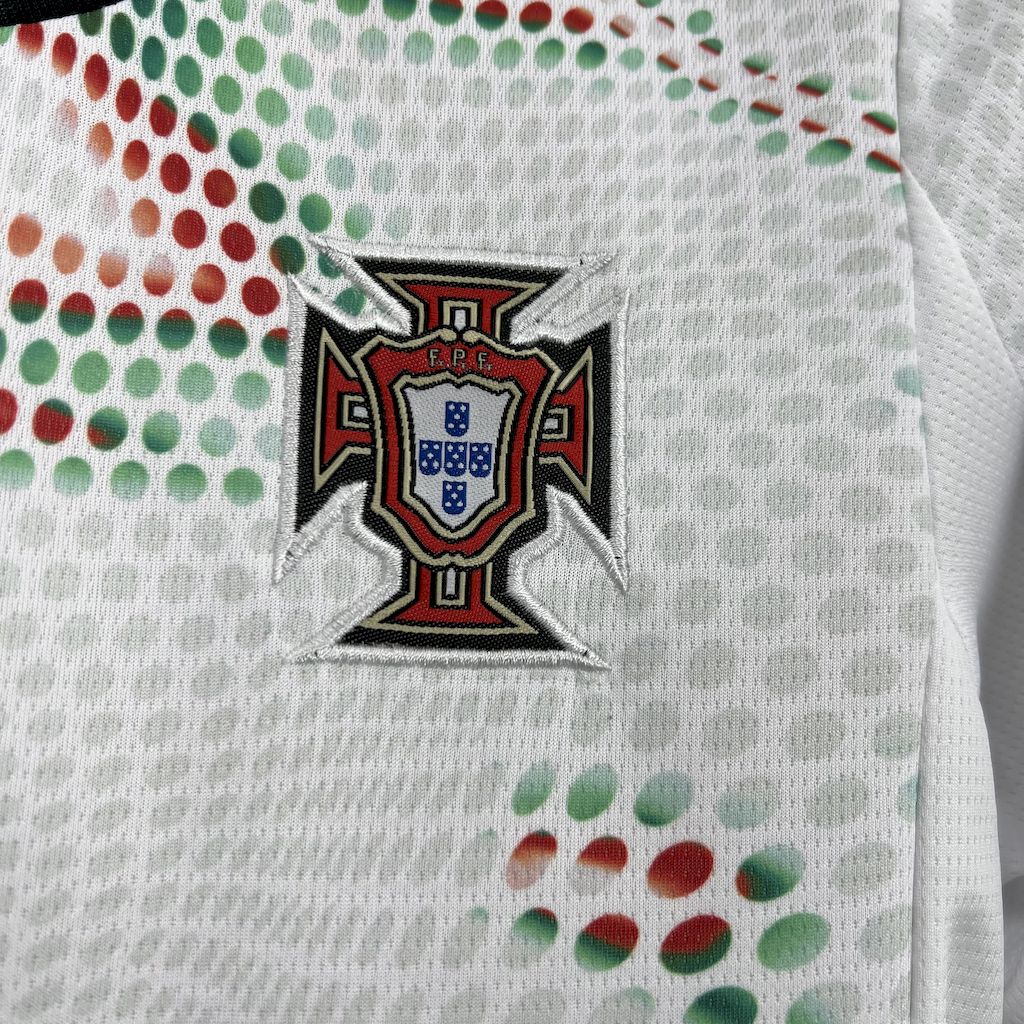 Kit Infantil Portugal Away 25/26 -Branca